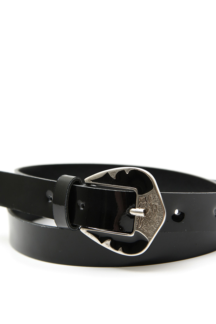 Enameled buckle belt Intrend Enameled buckle belt Intrend