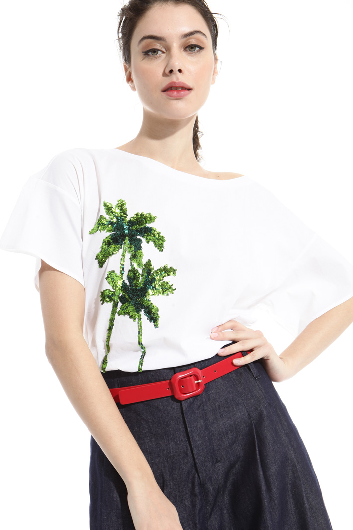 Covered buckle belt Intrend Covered buckle belt Intrend