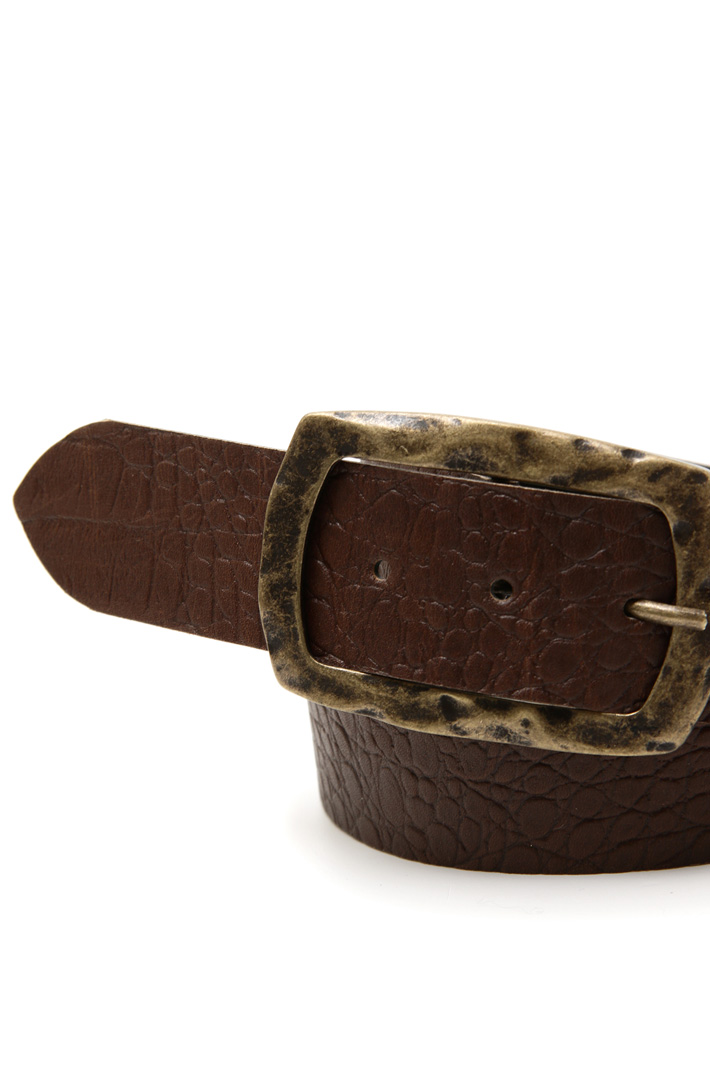 Crocodile leather belt Intrend Crocodile leather belt Intrend