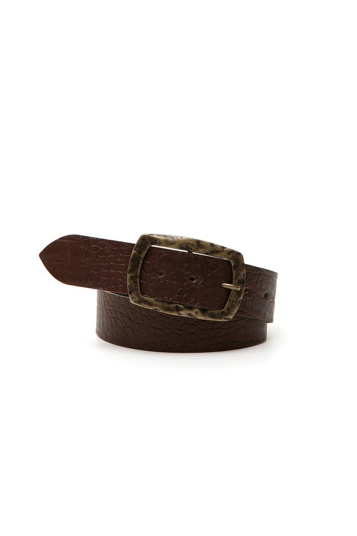 Crocodile leather belt Intrend Crocodile leather belt Intrend