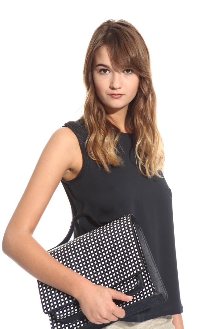 Borsa cartella stampata Intrend Borsa cartella stampata Intrend