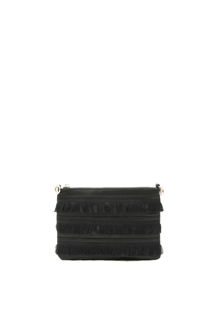 Fringed satin bag Diffusione Tessile Fringed satin bag Diffusione Tessile