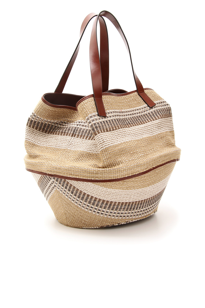 Borsa cesto in tessuto Intrend Borsa cesto in tessuto Intrend