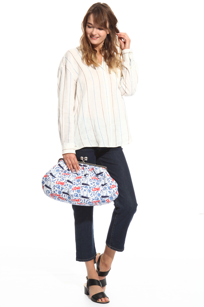 Borsa a mano in canvas Borsa a mano in canvas