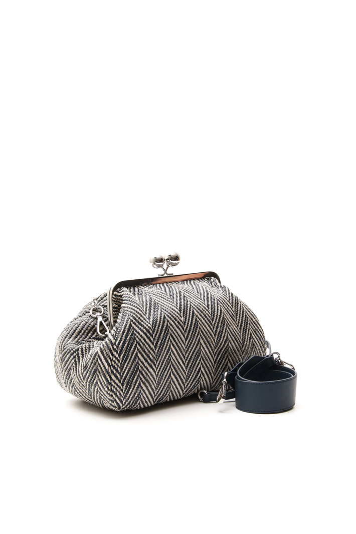 Herringbone fabric handbag Intrend Herringbone fabric handbag Intrend