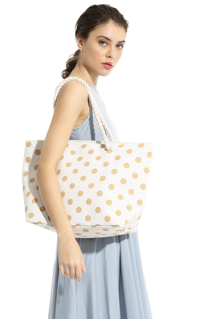 Borsa in canvas di cotone Intrend Borsa in canvas di cotone Intrend