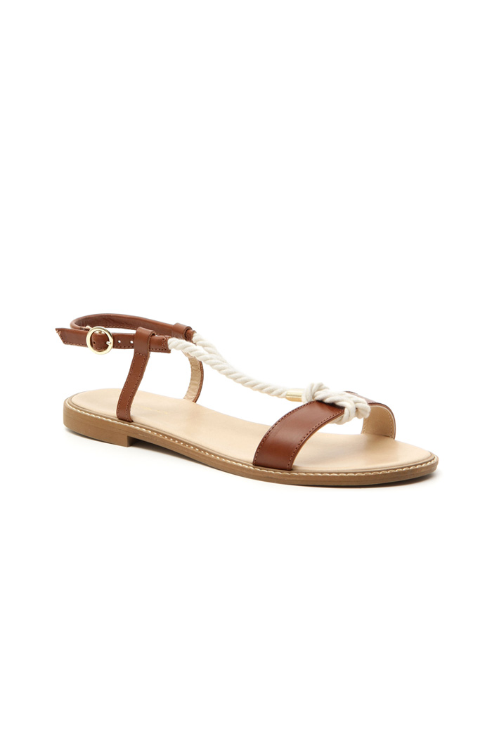 Leather and rope sandals Diffusione Tessile Leather and rope sandals Diffusione Tessile