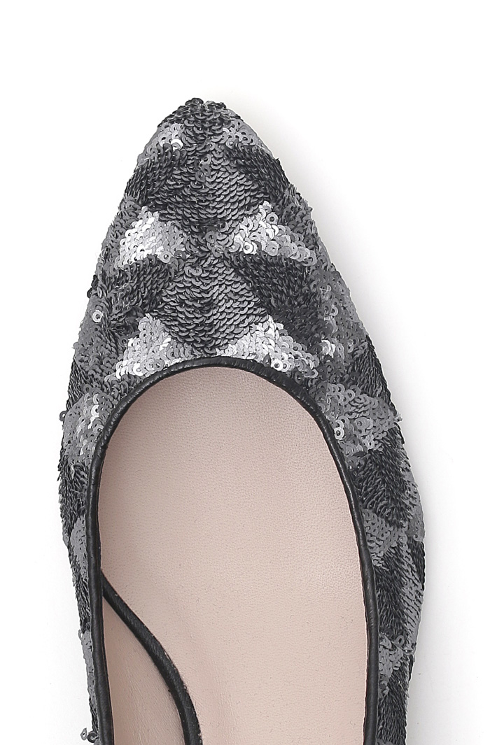 Ballerina paillettes con tacco Intrend Ballerina paillettes con tacco Intrend