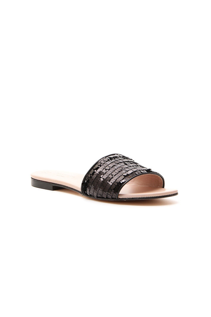 Sandalo flat con paillettes Intrend Sandalo flat con paillettes Intrend