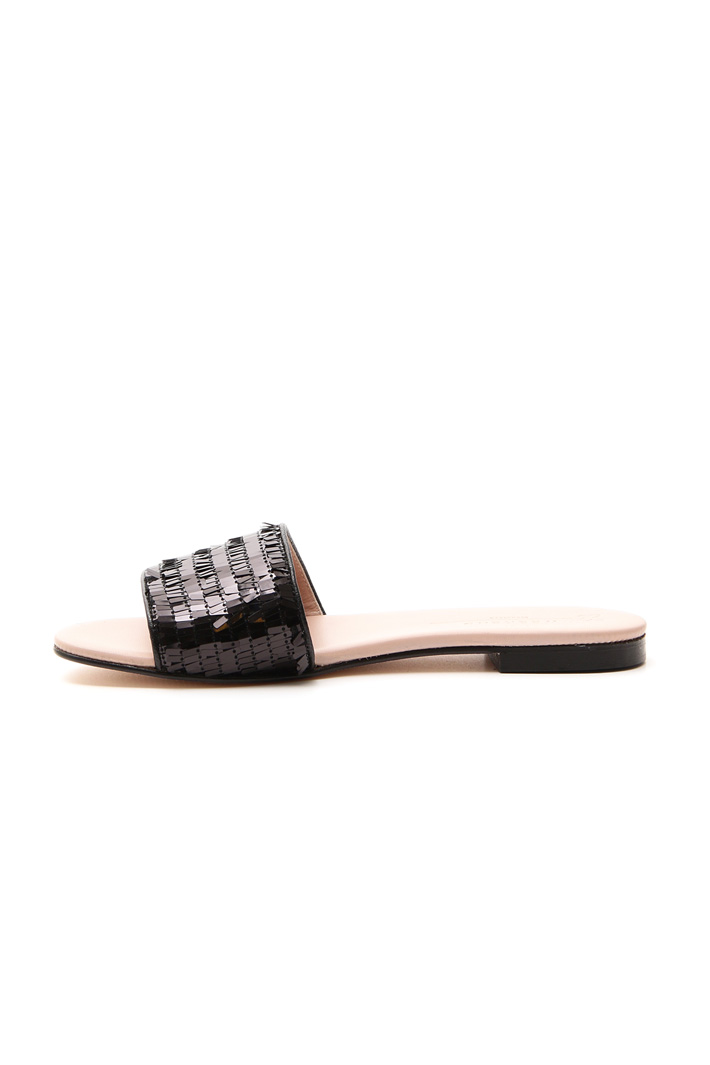 Sandalo flat con paillettes Intrend Sandalo flat con paillettes Intrend