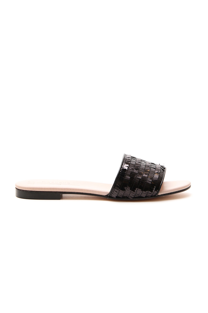 Sandalo flat con paillettes Intrend Sandalo flat con paillettes Intrend