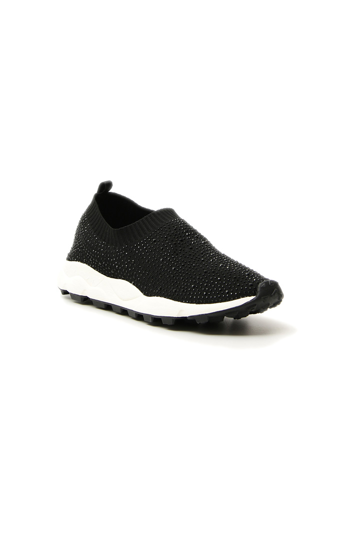 Fabric rhinestone sneakers Intrend Fabric rhinestone sneakers Intrend