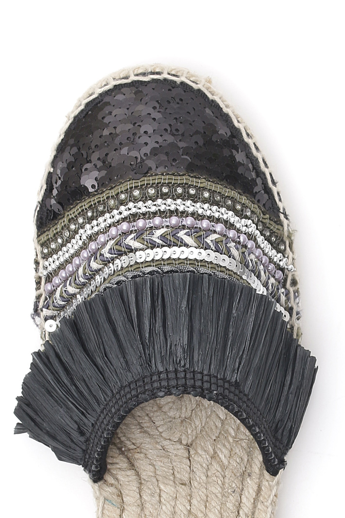 Sandali espadrillas con ricami Intrend Sandali espadrillas con ricami Intrend