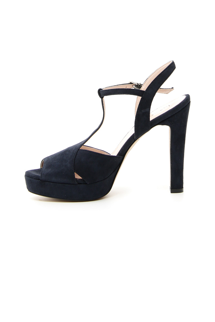 Suede high-heeled sandals Intrend Suede high-heeled sandals Intrend