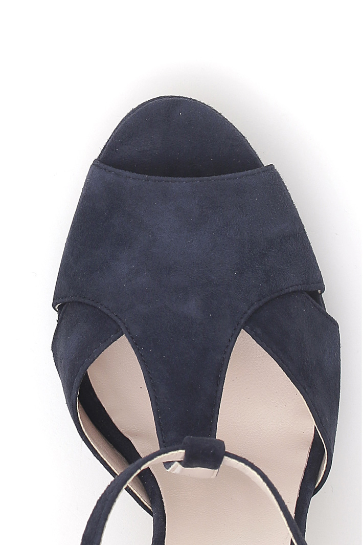 Suede high-heeled sandals Intrend Suede high-heeled sandals Intrend
