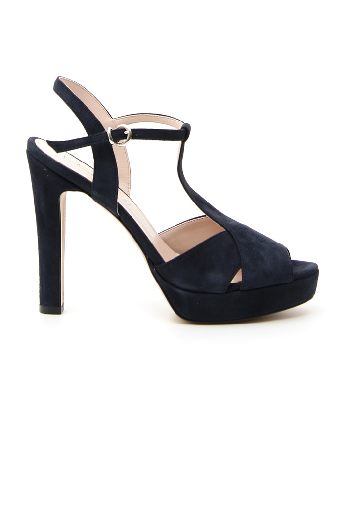 Suede high-heeled sandals Intrend Suede high-heeled sandals Intrend