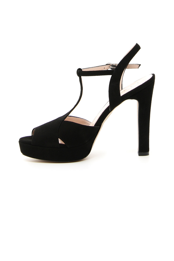 Suede high-heeled sandals Intrend Suede high-heeled sandals Intrend