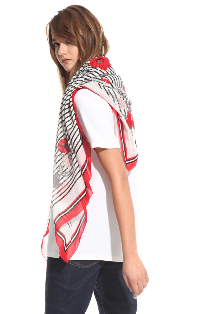 Printed cotton foulard Intrend Printed cotton foulard Intrend
