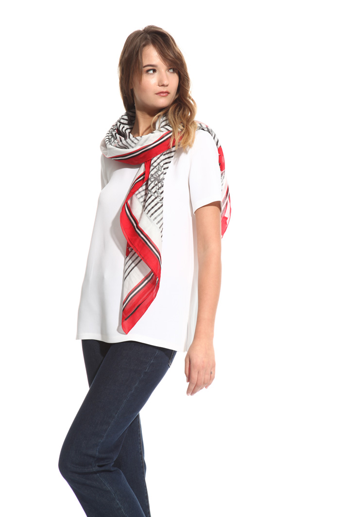 Printed cotton foulard Intrend Printed cotton foulard Intrend