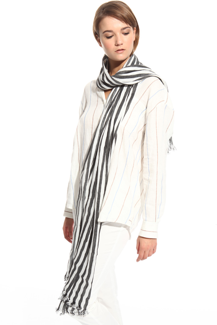 Stola in lino tinto filo Intrend Stola in lino tinto filo Intrend