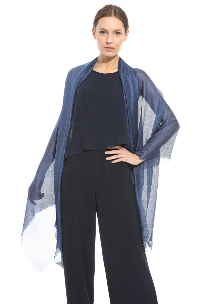 Glossy-effect scarf Diffusione Tessile Glossy-effect scarf Diffusione Tessile