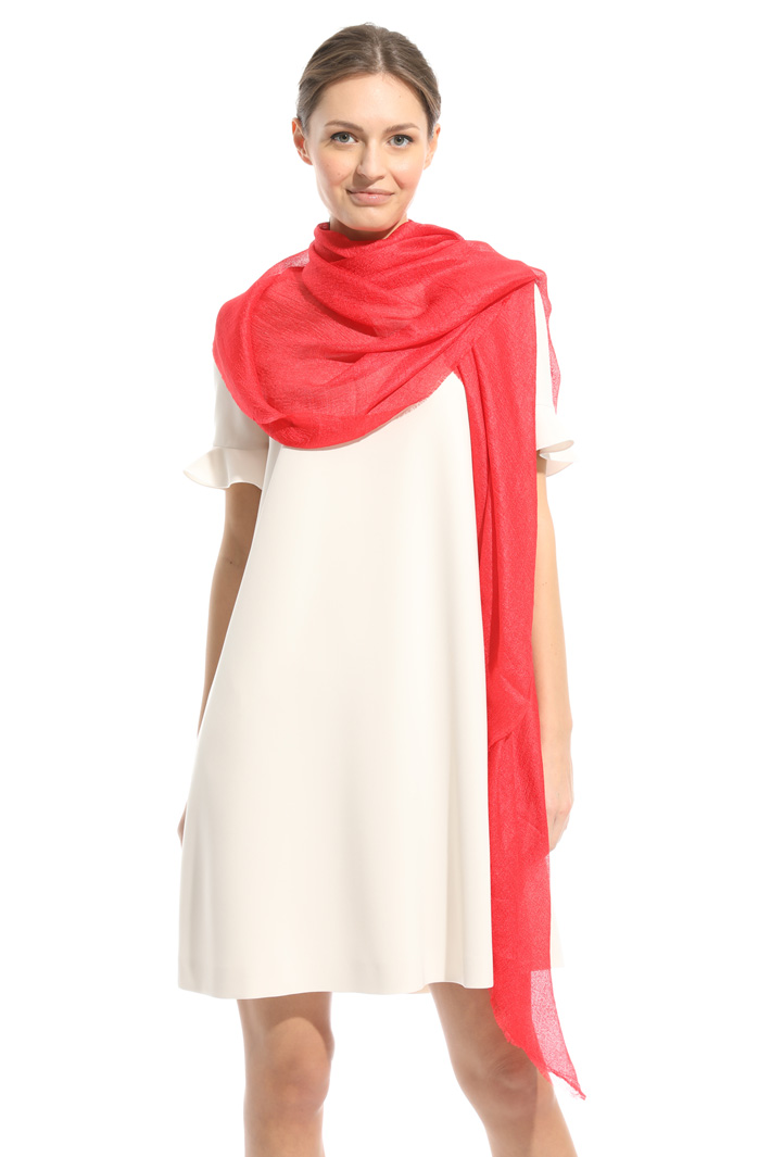 Glossy-effect scarf Diffusione Tessile Glossy-effect scarf Diffusione Tessile