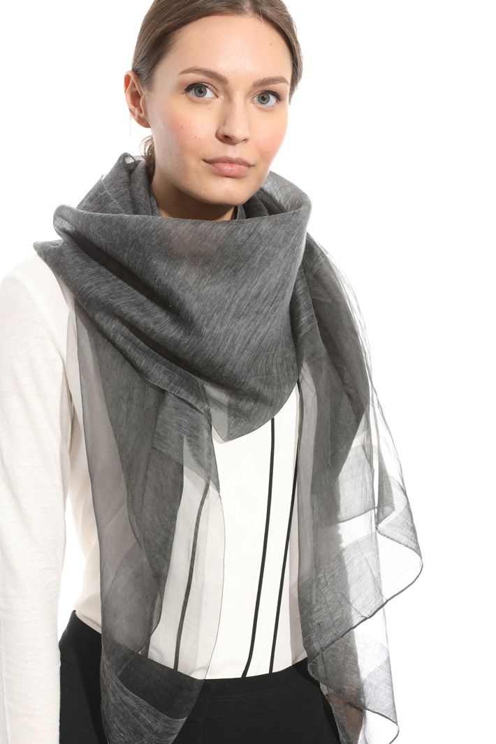 Silk organza stole Diffusione Tessile Silk organza stole Diffusione Tessile