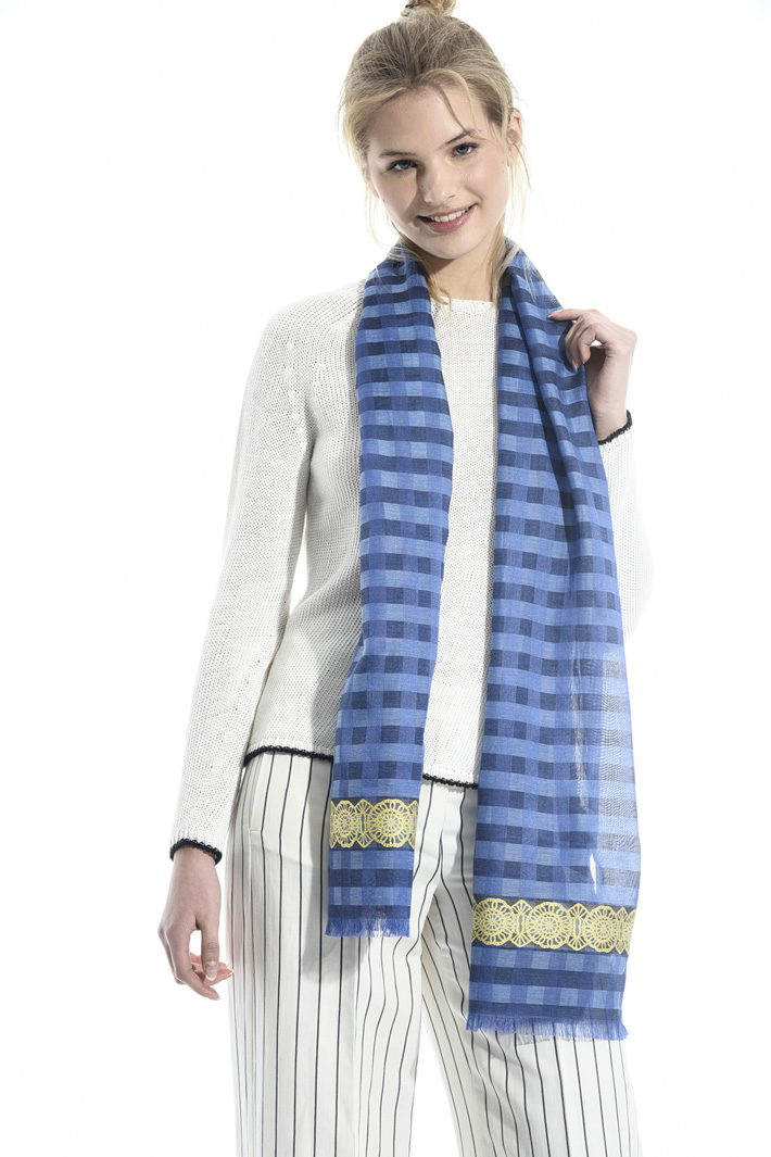 Foulard in cotone e seta Intrend Foulard in cotone e seta Intrend