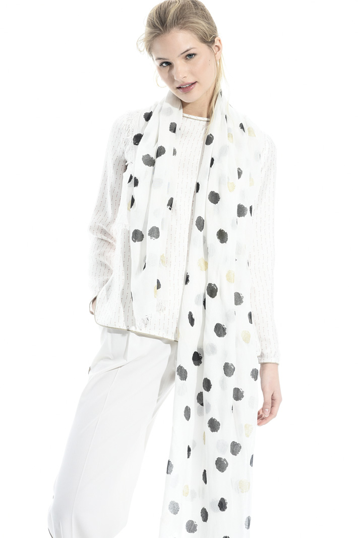 Lurex polka-dot scarf Intrend Lurex polka-dot scarf Intrend