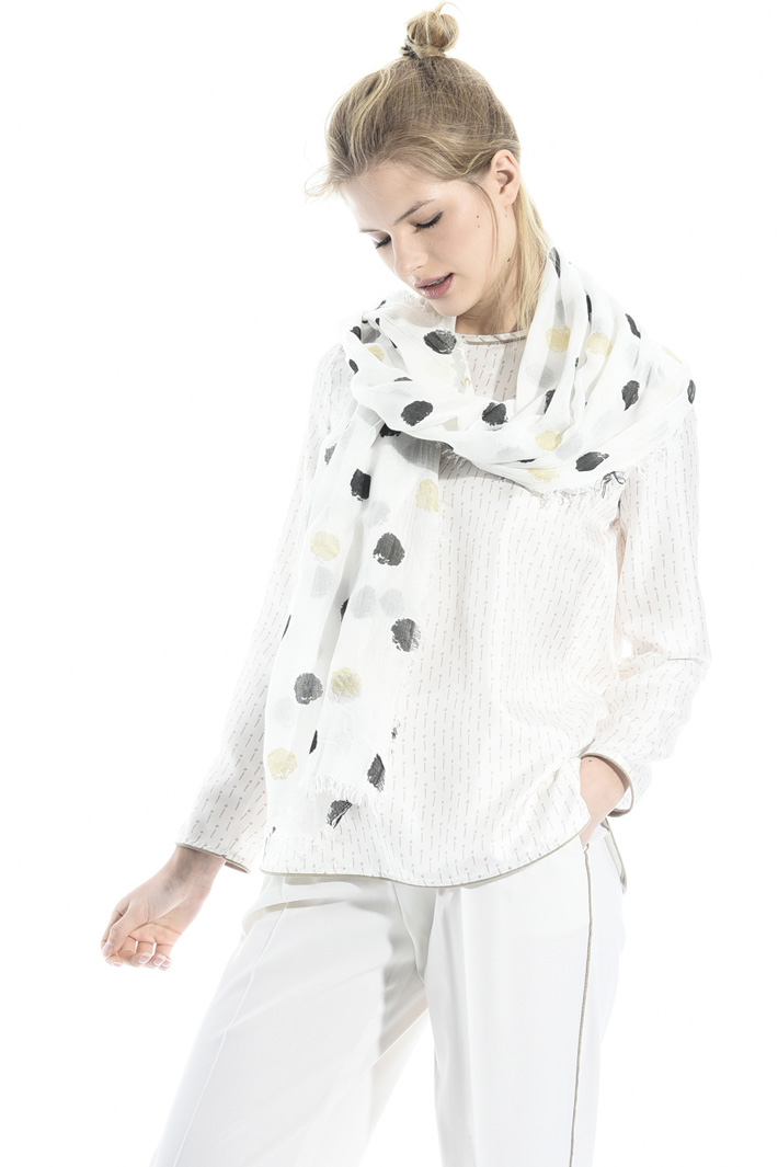 Lurex polka-dot scarf Intrend Lurex polka-dot scarf Intrend