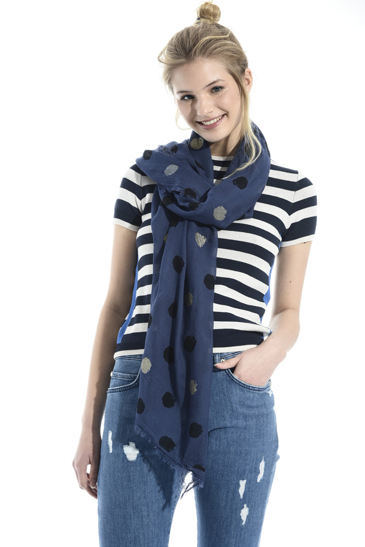Lurex polka-dot scarf Intrend Lurex polka-dot scarf Intrend