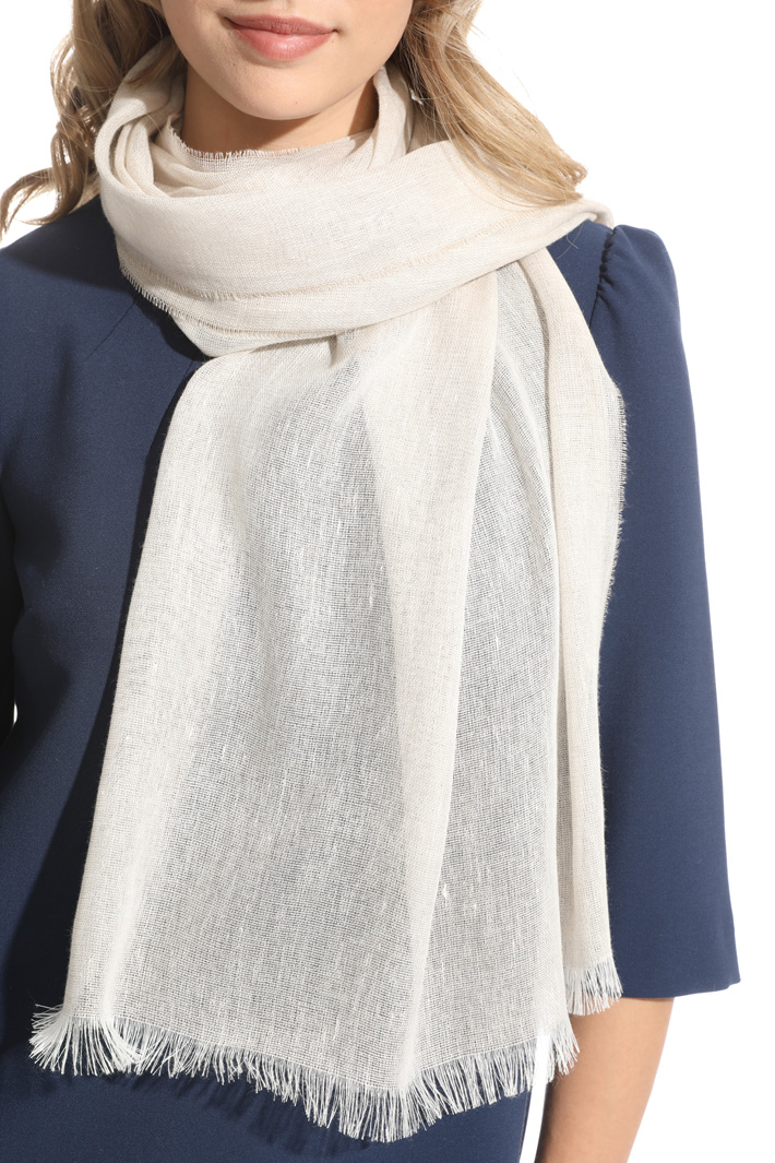 Linen blend scarf Intrend Linen blend scarf Intrend