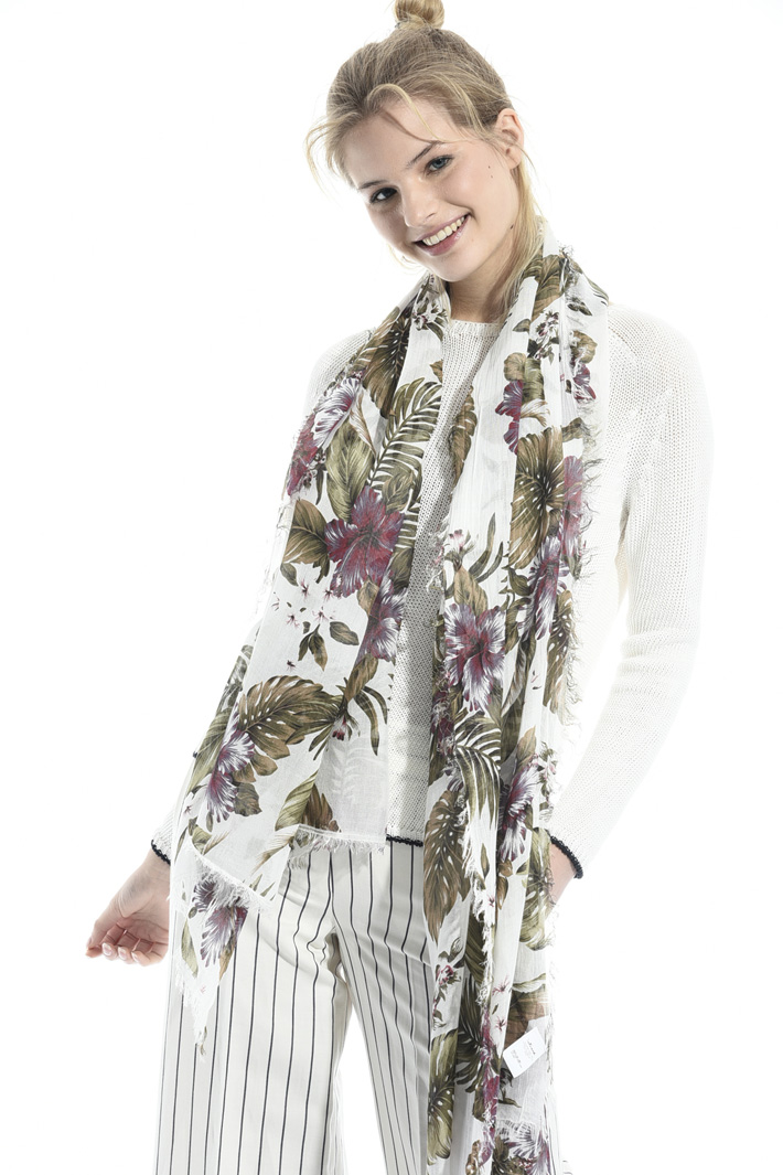 Floral print scarf Intrend Floral print scarf Intrend