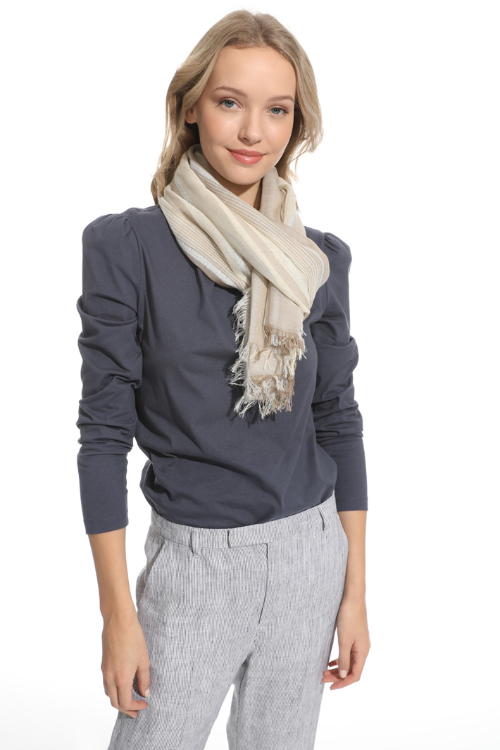 Light striped scarf Intrend Light striped scarf Intrend