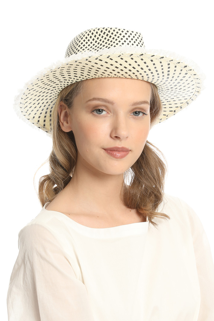 Two-Tone woven hat Intrend Two-Tone woven hat Intrend