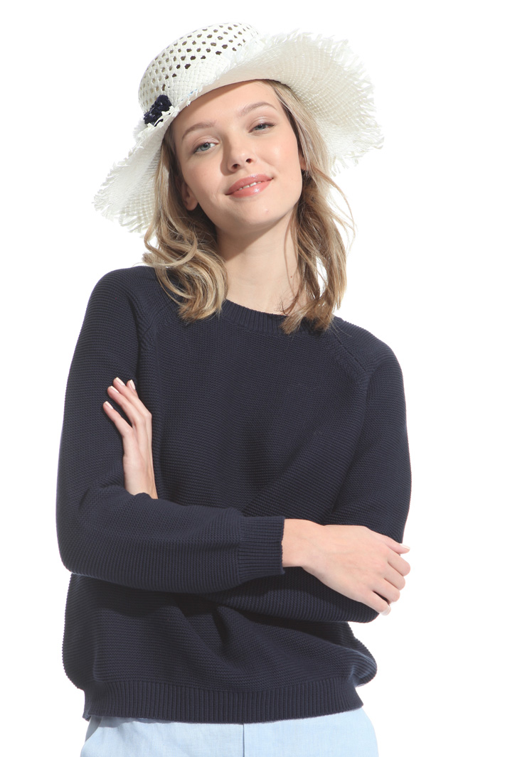 Fringed trim hat Intrend Fringed trim hat Intrend