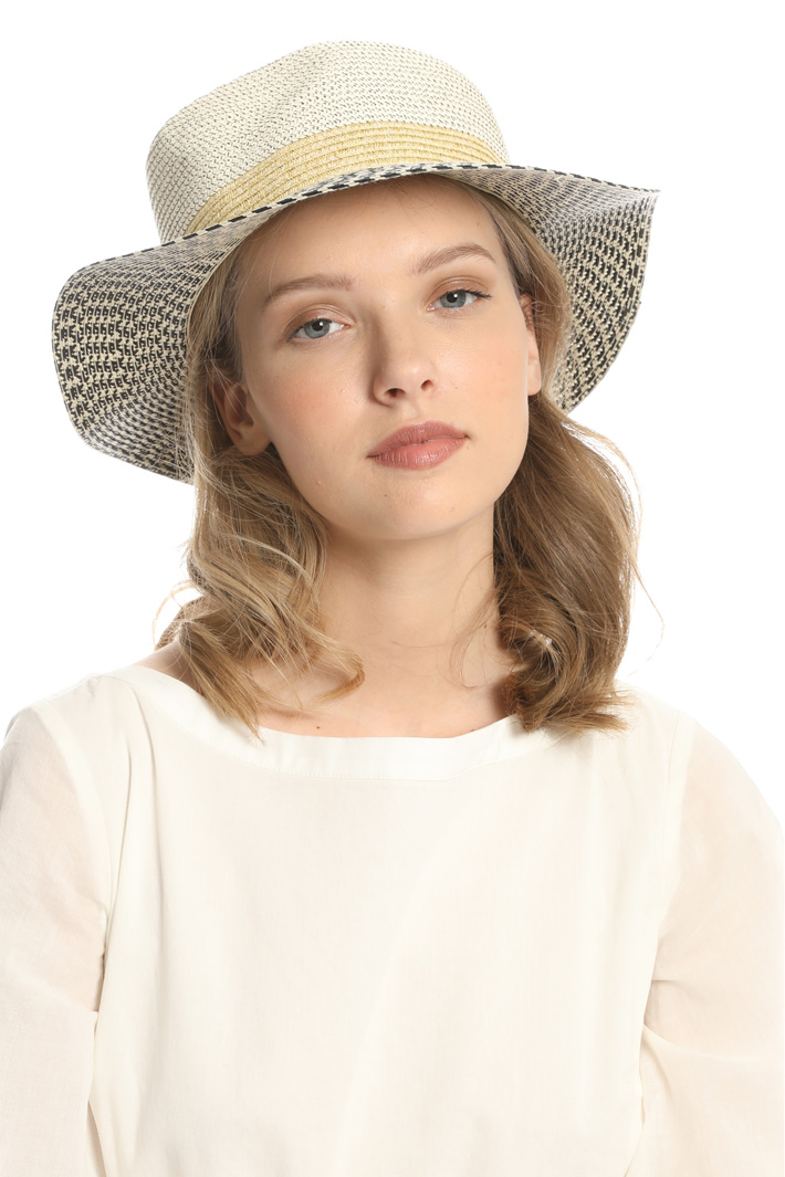 Woven paper hat Intrend Woven paper hat Intrend