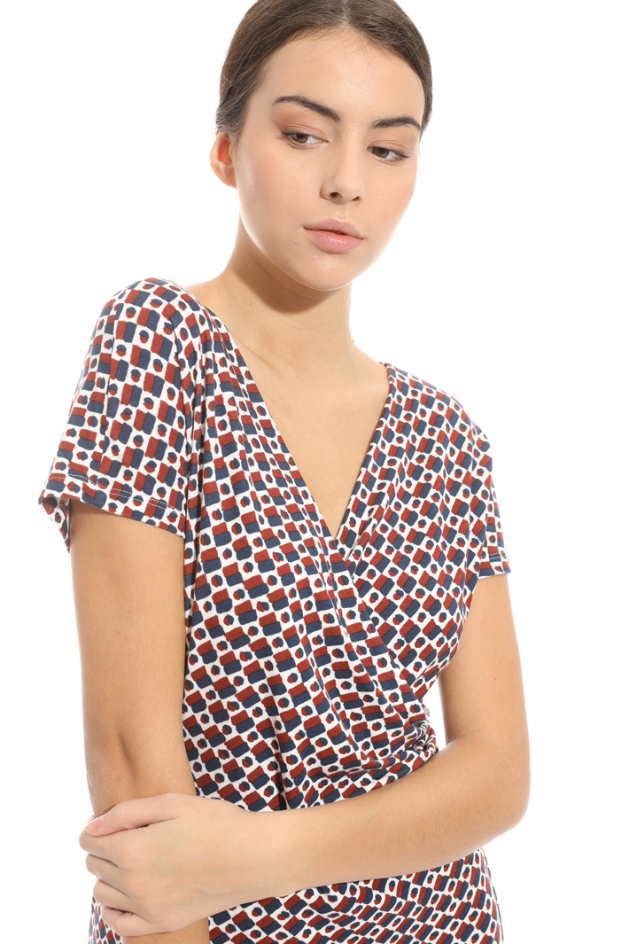 Printed jersey dress Intrend Printed jersey dress Intrend