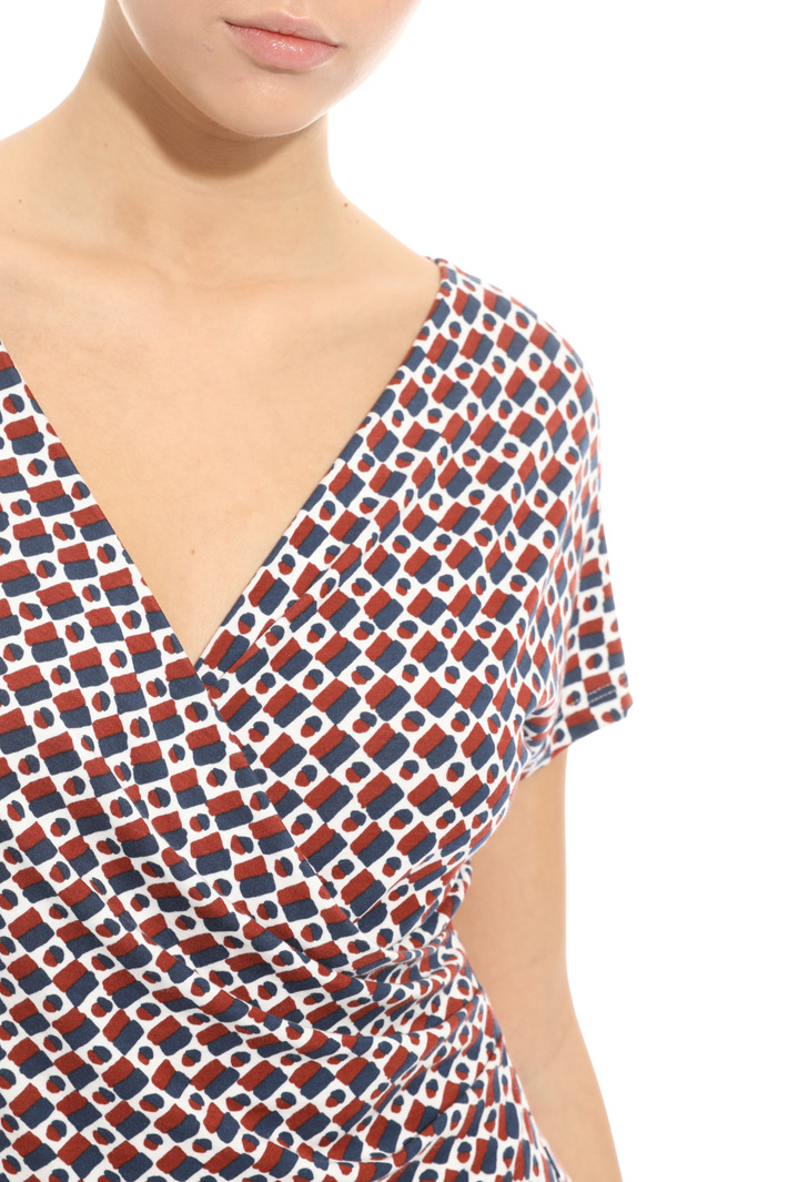 Printed jersey dress Intrend Printed jersey dress Intrend