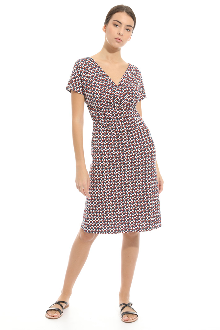 Printed jersey dress Intrend Printed jersey dress Intrend