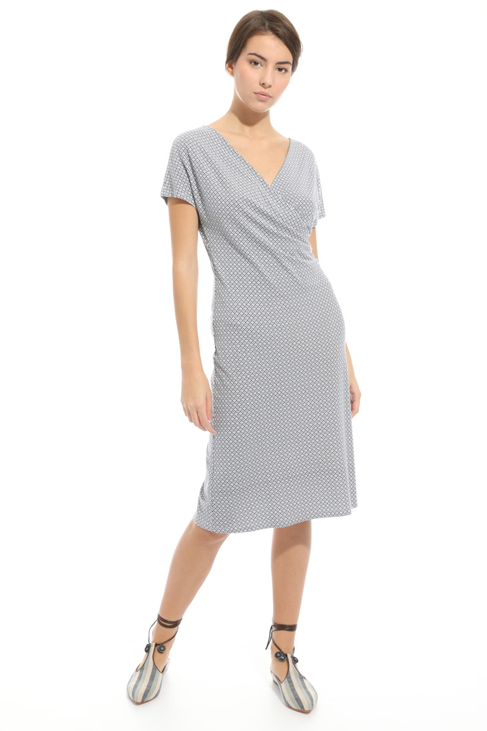 Printed jersey dress Intrend Printed jersey dress Intrend