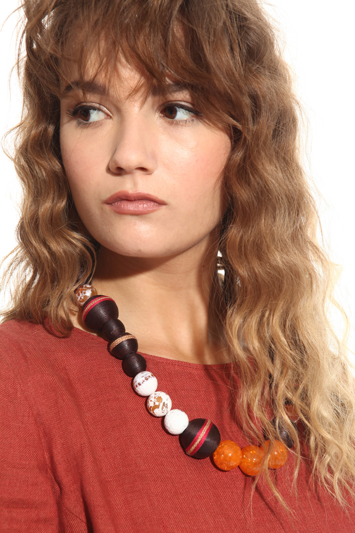 Collana con boule rivestite Intrend Collana con boule rivestite Intrend