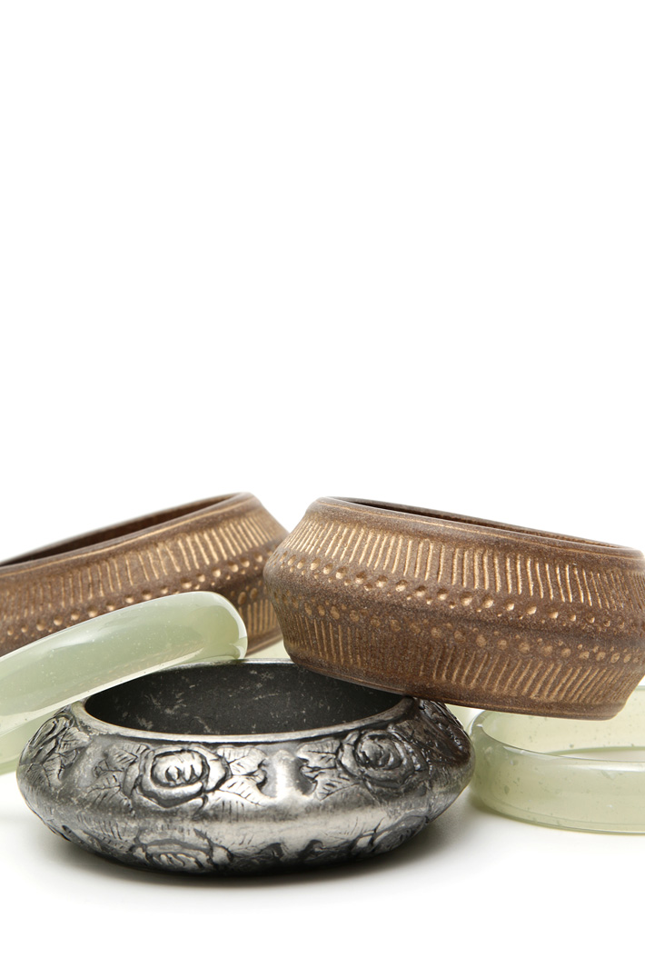 Set of rigid bracelets Intrend Set of rigid bracelets Intrend