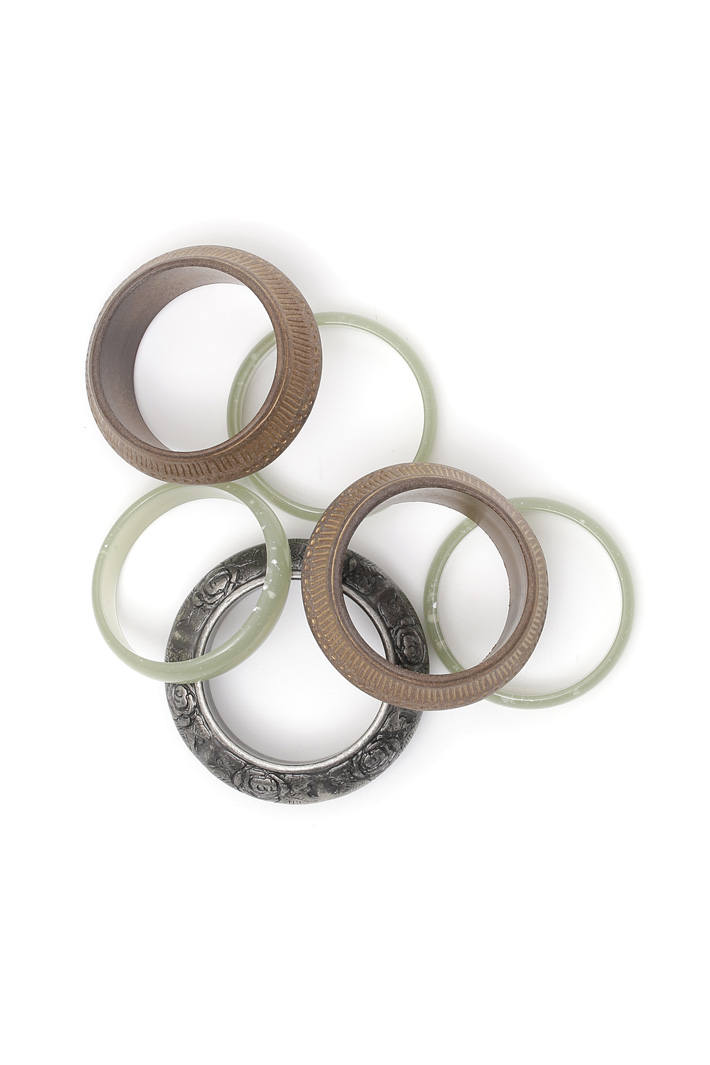 Set of rigid bracelets Intrend Set of rigid bracelets Intrend