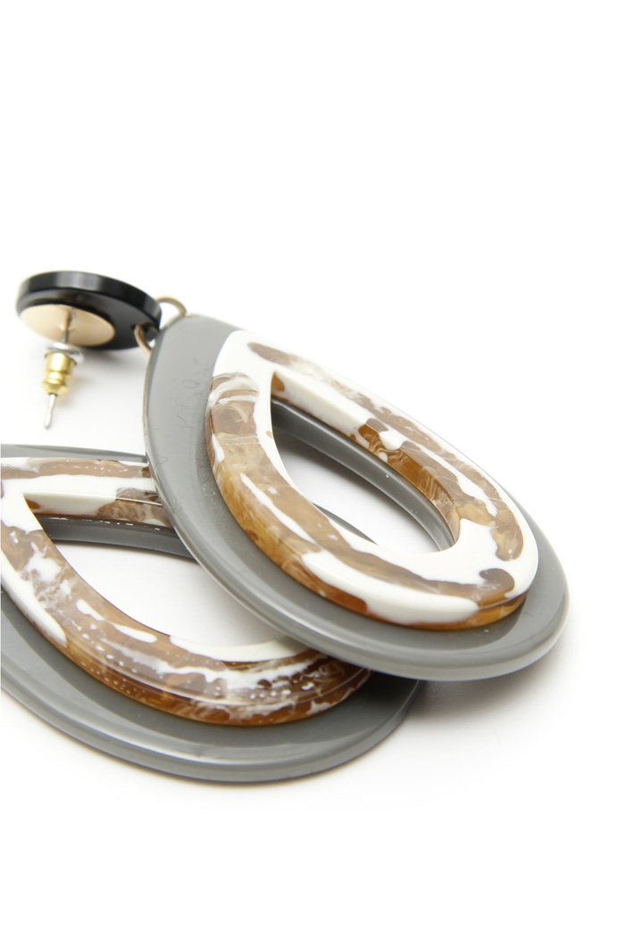 Pear-shaped drop earrings Intrend Pear-shaped drop earrings Intrend