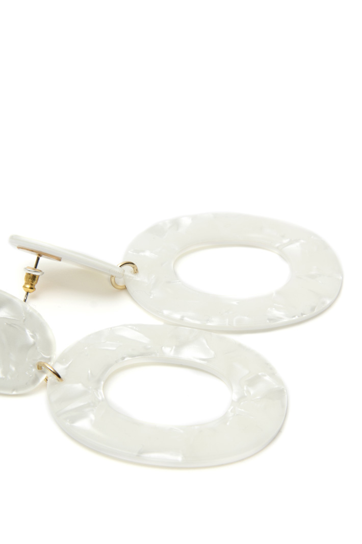 Resin drop earrings Intrend Resin drop earrings Intrend