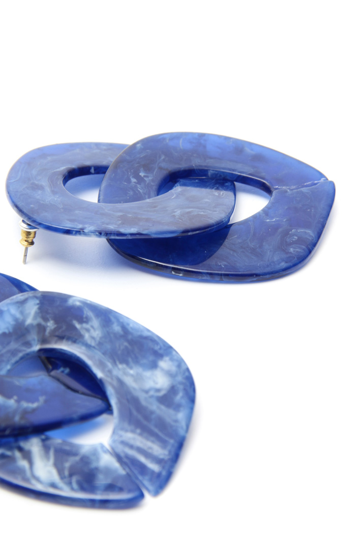 Resin drop earrings Intrend Resin drop earrings Intrend