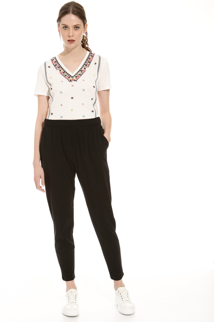 Elastic waistband trousers Intrend Elastic waistband trousers Intrend
