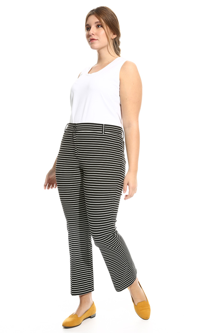 Pantalone in jersey jacquard Intrend Pantalone in jersey jacquard Intrend