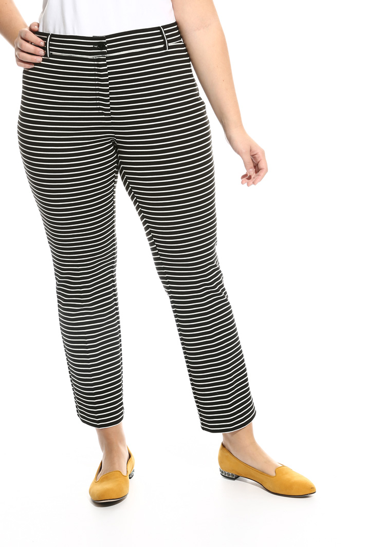 Pantalone in jersey jacquard Intrend Pantalone in jersey jacquard Intrend